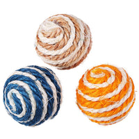 Catnip Sisal Ball Cat Toy for Chewing and Play