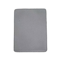 Extra Large Double Layer Cat Litter Mat - Anti-Tracking, Splash-Proof, and Filtering Pad