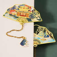 Metal Hollow Bookmark Chinese Style Hangzhou Scenery Souvenir Gift