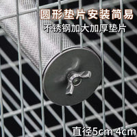 Stainless Steel Bird Perch for Parrots, Grinding Stand for Beak and Claws, Chew-Resistant Cage Accessory