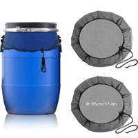 Outdoor Rain Barrel Filter Screen Cover for Water Tanks, Insect and Leaf Protection Net