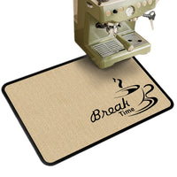 Minimalist Luxury Diatomaceous Earth Coffee Machine Mat for Kitchen Countertop - Super Absorbent, Quick Dry, Drainage Mat for Dining Table & Bar