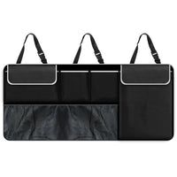 Car Trunk Organizer Hanging Bag SUV Backseat Storage Net Multi-functional Rear Seat Organizer