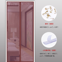 Magnetic Screen Door with Full Frame Hook & Loop, Hands-Free Mesh Partition for Summer