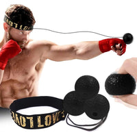 Head-Mounted Reflex Boxing Ball for Speed Training and Stress Relief