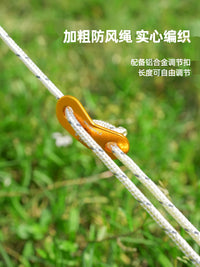 Reflective Guy Ropes for Camping Tents and Tarps, Luminous Anti-Trip Tent Cord