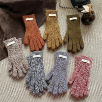 Women's Australian 100% Wool Blend Fingerless Touchscreen Gloves