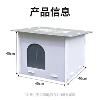 Outdoor Waterproof Insulated Cat House for All Seasons