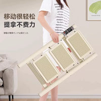 Foldable Telescopic A-Frame Ladder, Heavy-Duty Multi-Functional Step Stool for Home Use