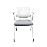 Foldable Training Chair with Writing Tablet, Integrated Desk and Chair for Office and Conference