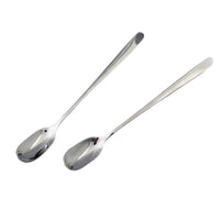 Stainless Steel Long Handle Spoon for Coffee, Ice Cream, and Stirring - Korean Style