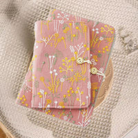 Embroidered Refillable Planner Notebook with Detachable Pages