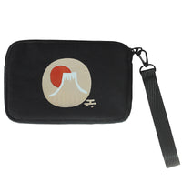 Japanese Style Lucky Bag Coin Purse for Women, Portable Mini Fabric Wallet with Wrist Strap