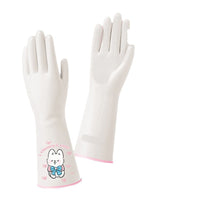 Nitrile Household Gloves for Kitchen Cleaning and Dishwashing, Thickened Plush Lined Waterproof Protective Gloves