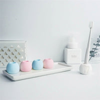 Diatomaceous Earth Toothbrush Holder Base - Absorbent, Quick Dry, Anti-Mold