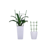 Adjustable Green Plant Support Stakes for Climbing Vines and Flowers, Garden Trellis for Potted Plants