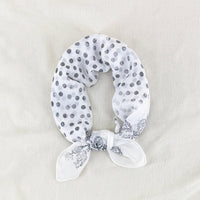 Cotton Linen Square Scarf for Women - Versatile Headscarf, Necktie, Decorative Shawl for Spring/Summer Travel