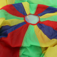 Rainbow Parachute Play Tent for Kids, Outdoor Group Activity Game with Ocean Balls, Early Education Sensory Training Equipment