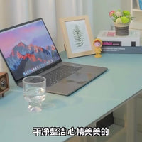 Large Non-Slip Stitched Leather Desk Pad with Custom Logo Printing for Keyboard and Mouse