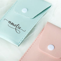 Personalized Waterproof Portable Makeup Brush Bag Travel Cosmetic Pouch