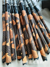 Python Pattern Carbon Fiber Heavy Lure Fishing Rod for Long Casting