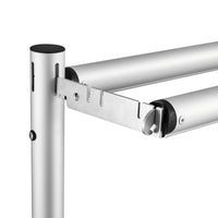 Adjustable Double Crossbar Backdrop Stand for Wedding and Event Decorations