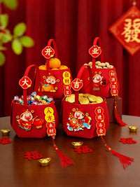 Decorative Opening Ceremony Mini Basket Ornament for Store Anniversaries and Events