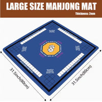 American Style Diatomaceous Earth Mahjong Mat with Crystal Velvet Tablecloth for Quiet Entertainment