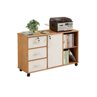 Under Desk File Cabinet with Drawers and Storage for Office