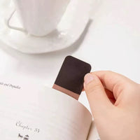 Magnetic Leather Bookmark Set for Students and Gifts