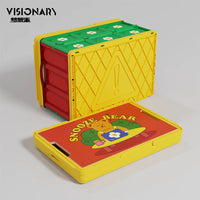 Car Trunk Organizer Box, Foldable Storage Bin for Vehicle, Camping and Outdoor Use