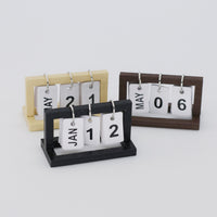 Miniature Dollhouse Flip Calendar Model for Dolls