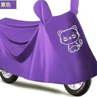 Electric Scooter Cover Waterproof Dustproof Sunscreen Anti-freeze with Mirror Pockets