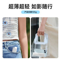 Portable USB Rechargeable Handheld Mini Fan with Retractable Design for Desk and Travel
