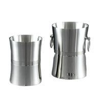 Commercial Stainless Steel Double-Layer Ice Bucket for Wine, Beer, Champagne, and Whiskey