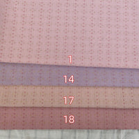A003 Cotton Yarn-Dyed Star Jacquard Fabric for DIY Crafting