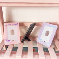 Ins Korean Style 3-inch Small Card Photo Frame Polaroid Acrylic Idol Card Holder Stand Picture Frame