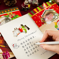 Musical Christmas Greeting Cards with Lights - DIY 3D Pop-Up Holiday Gift Cards