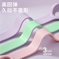 Silicone Figure-8 Resistance Band for Yoga and Fitness