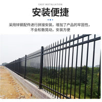 Galvanized Steel Fence Panel for Outdoor Security and Boundary Demarcation