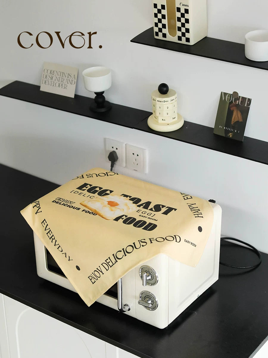 Dustproof Cover Cloth for Microwave Oven, Toaster Oven, Rice Cooker, Air Fryer - Universal Appliance Dust Cover