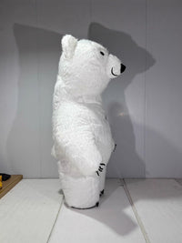Giant Inflatable Polar Bear Mascot Costume for Events