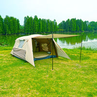 Automatic Inflatable Camping Tent with Sunshade Awning for Outdoor Travel and Beach