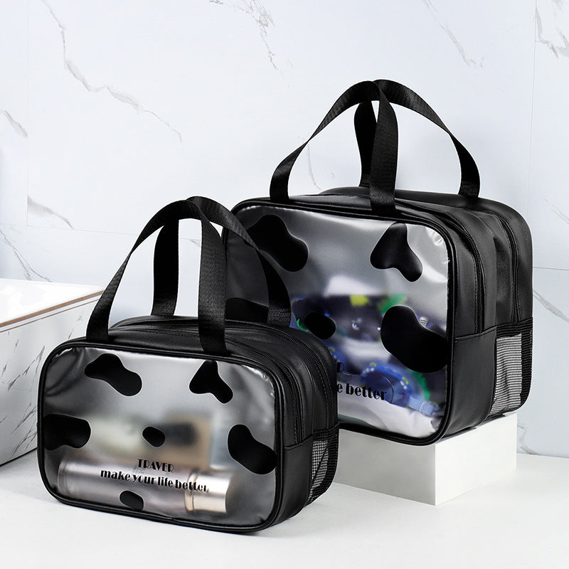Waterproof Dry Wet Separation Beach Gym Bag Portable Toiletry Swim Bag
