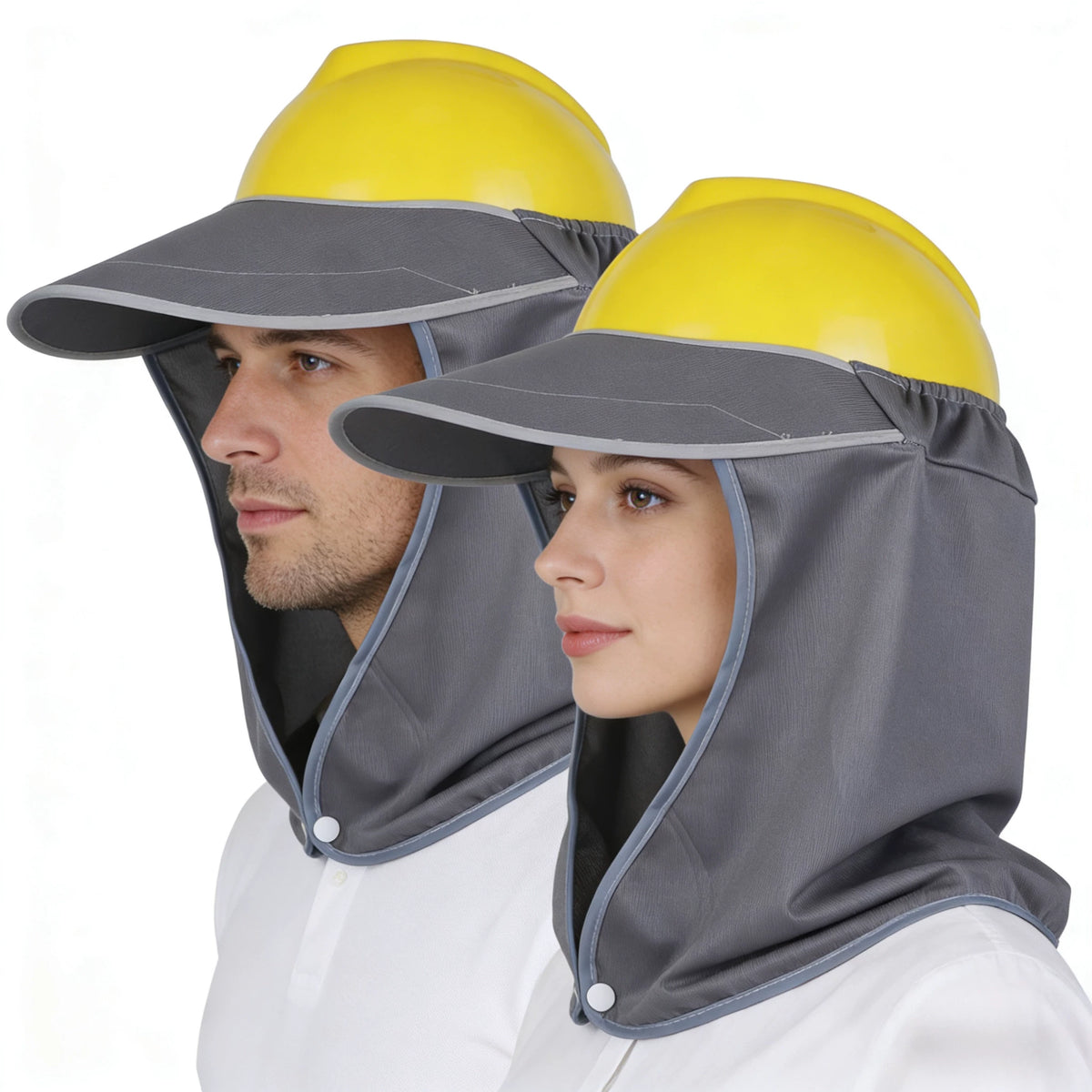 Oversized Hard Hat Sun Visor Neck Shade for Outdoor Work