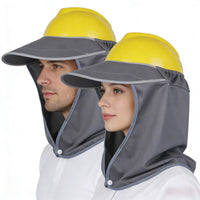 Oversized Hard Hat Sun Visor Neck Shade for Outdoor Work