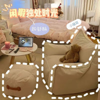 Oversized Soft Devil Bean Bag Chair for Bedroom Balcony, Fabric Lazy Sofa Tatami