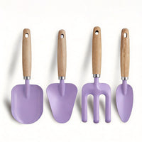 Mini Garden Tool Set - Shovel, Trowel, Rake for Potted Plants & Beach Play