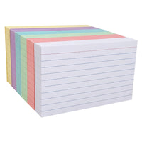 American Style Index Cards, 200g Thick Lined Memo Cards, 3-inch for Students and Drafts
