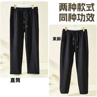 Unisex Winter Fleece-Lined Thermal Cargo Pants Windproof Straight Leg Trousers